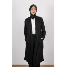 Long outer black